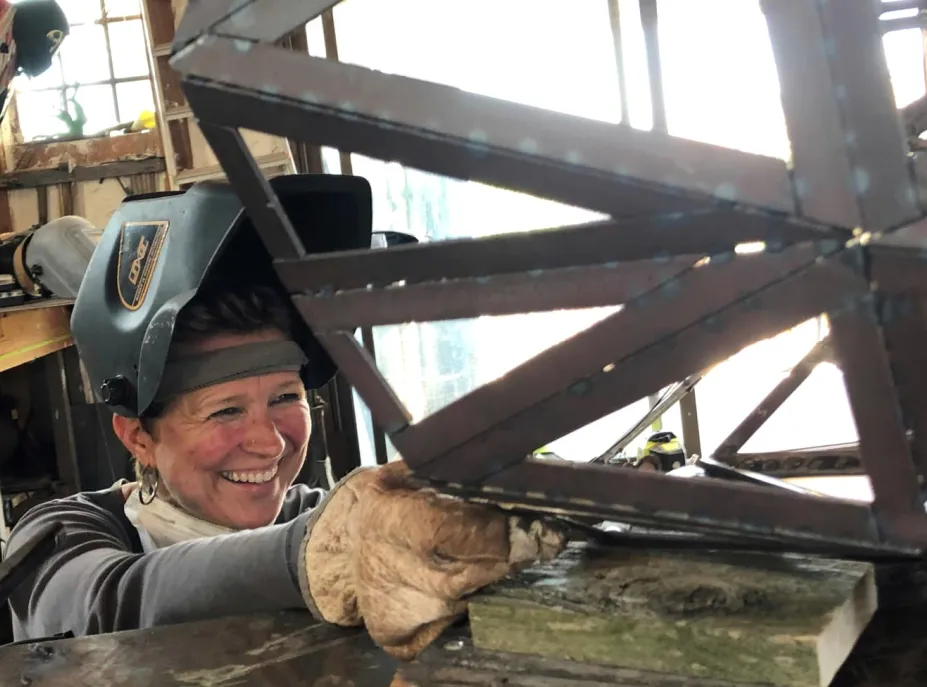 Birgit Mollemeier working